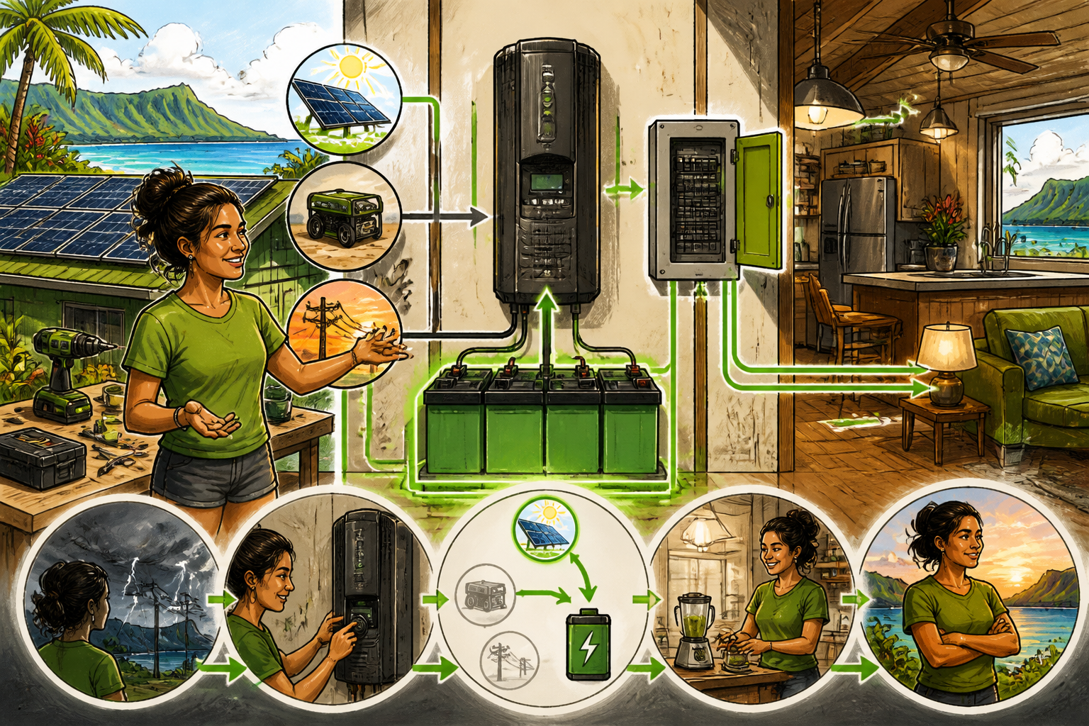 Concept artwork for Rosie 7048 Inverter