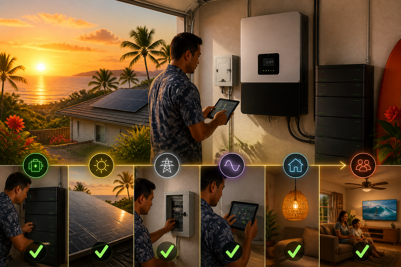 Concept artwork for EG4 12kPV All-In-One Hybrid Inverter