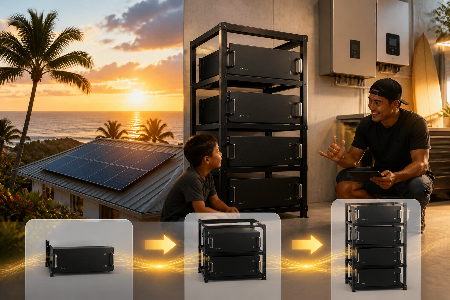 Concept artwork for EG4 LL 24V 200Ah Server Rack Battery