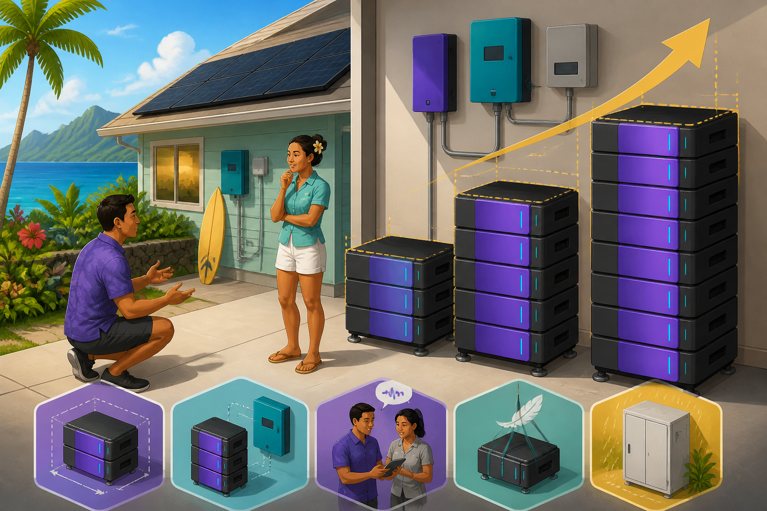 Concept artwork for Pytes Pi LV BMU Stackable System