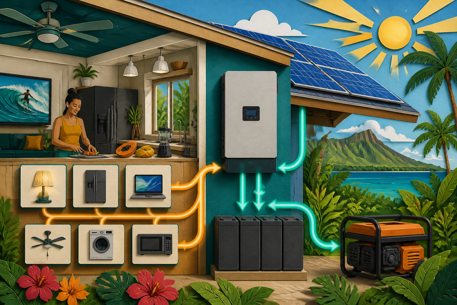 Concept artwork for Solo 6.5K Inverter
