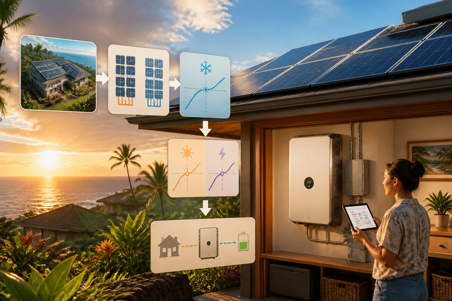 Concept artwork for Solo 6.5K Inverter